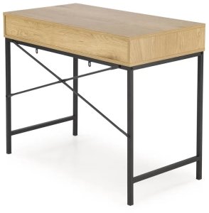 Biurko Halmar B-50 Czarne 95 cm x 48 cm 6
