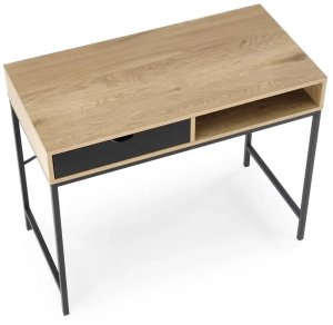 Biurko Halmar B-50 Czarne 95 cm x 48 cm 8