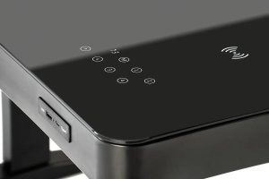 Biurko B52 czarne z regulacją wysokości HALMAR 6