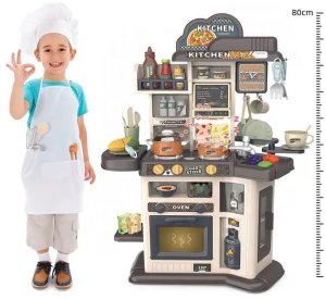 DUŻA KUCHENKA WODA PARA KUCHNIA ŚWIATŁA KRAN DŹWIĘKI AKCESORIA 2