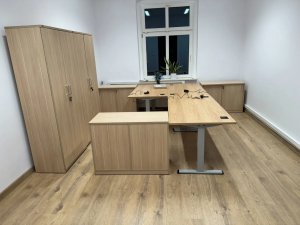 Biurko Nowy Styl Brązowe 160 cm x 80 cm 4