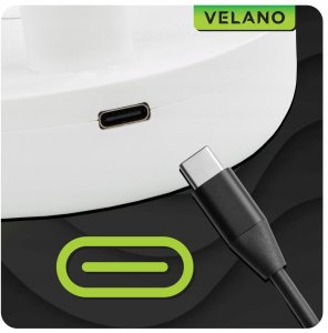 WENTYLATOR BIURKOWY AKUMULATOROWY WIATRAK BEZPRZEWODOWY STOŁOWY MAŁY CICHY 12