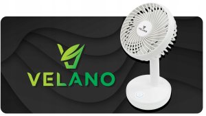 WENTYLATOR BIURKOWY AKUMULATOROWY WIATRAK BEZPRZEWODOWY STOŁOWY MAŁY CICHY 8