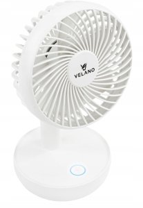 WENTYLATOR BIURKOWY AKUMULATOROWY WIATRAK BEZPRZEWODOWY STOŁOWY MAŁY CICHY 9
