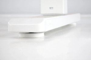 Biurko B53 białe/dąb artisan z regulacją wysokości HALMAR 2