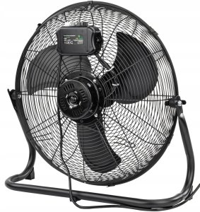WENTYLATOR PODŁOGOWY PRZEMYSŁOWY WIATRAK BIUROWY MOCNY 45CM PRZENOŚNY 100W 1
