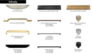 Szafka pod zabudowę lodówki 60 ADELE D60 LO P/L 2133 biała mat STOLKAR 4