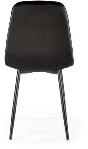 Krzesło tapicerowane K417 VELVET czarne HALMAR 5