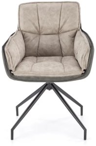 Krzesło tapicerowane K523 szare HALMAR 11