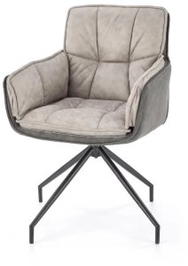 Krzesło tapicerowane K523 szare HALMAR 12