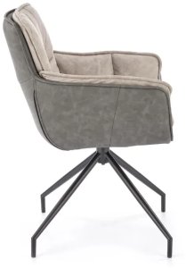 Krzesło tapicerowane K523 szare HALMAR 6