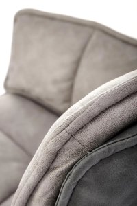 Krzesło tapicerowane K523 szare HALMAR 10