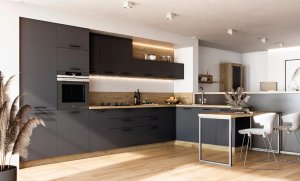 Szafka kuchenna wisząca z ociekaczem 60 VENTO GC-60/72 antracyt HALMAR 3