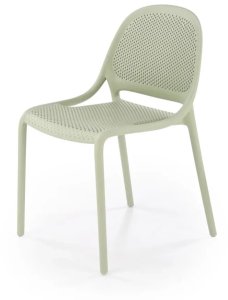 Krzesło K532 miętowe z tworzywa PVC HALMAR 2