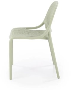 Krzesło K532 miętowe z tworzywa PVC HALMAR 4