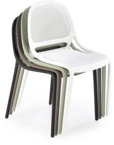 Krzesło K532 miętowe z tworzywa PVC HALMAR 5