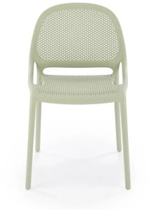 Krzesło K532 miętowe z tworzywa PVC HALMAR 8