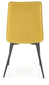 Krzesło tapicerowane K493 musztardowe HALMAR 4