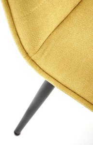 Krzesło tapicerowane K493 musztardowe HALMAR 6