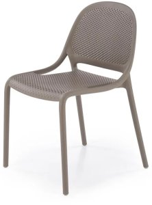 Krzesło K532 khaki z tworzywa PVC HALMAR 2