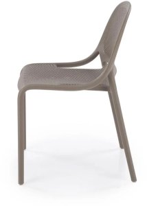 Krzesło K532 khaki z tworzywa PVC HALMAR 4