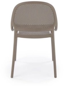 Krzesło K532 khaki z tworzywa PVC HALMAR 7