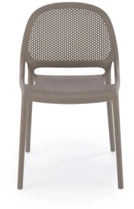 Krzesło K532 khaki z tworzywa PVC HALMAR 8