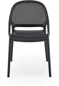 Krzesło K532 czarne z tworzywa PVC HALMAR 8