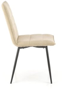 Krzesło tapicerowane K493 beżowe HALMAR 2