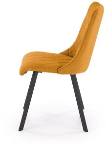 Krzesło tapicerowane K561 musztardowe HALMAR 3