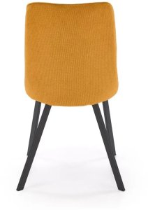 Krzesło tapicerowane K561 musztardowe HALMAR 5
