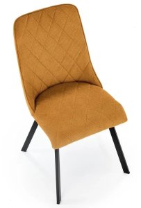Krzesło tapicerowane K561 musztardowe HALMAR 7
