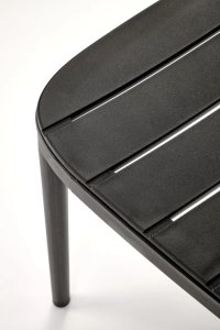 Krzesło K529 czarne z tworzywa PVC HALMAR 9