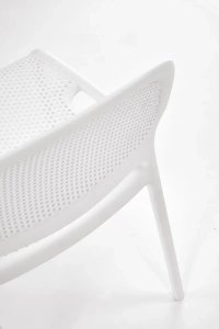 Krzesło K532 białe z tworzywa PVC HALMAR 11
