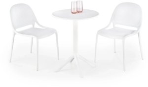 Krzesło K532 białe z tworzywa PVC HALMAR 3