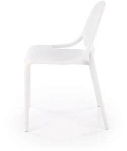 Krzesło K532 białe z tworzywa PVC HALMAR 4