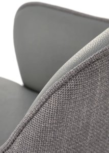 Krzesło tapicerowane K527 szare obracane HALMAR 9