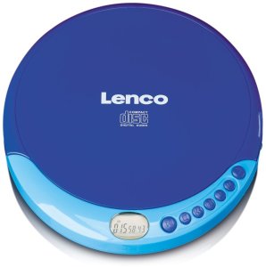 LENCO CD-011BU - Przenośny odtwarzacz CD, Discman - Niebieski 1