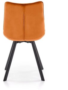 Krzesło tapicerowane K332 VELVET cynamonowe HALMAR 4