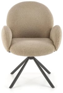 Krzesło tapicerowane K498 cappuccino HALMAR 8