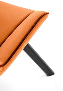 Krzesło tapicerowane K520 VELVET cynamonowe obracane HALMAR 12