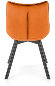 Krzesło tapicerowane K520 VELVET cynamonowe obracane HALMAR 5