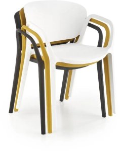 Krzesło K491 musztardowe HALMAR 11