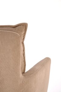 Krzesło tapicerowane K528 cappuccino obracane HALMAR 10