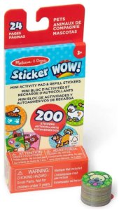 Nefere Sticker Wow - wkład + mini książeczka - Zwierzęta domowe 5