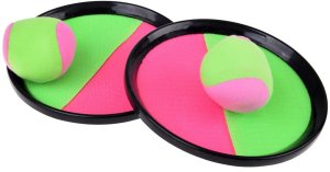 Gra paletki tarcze na rzepy CatchBall 2 x piłka SP0747 EDUKAMP 3