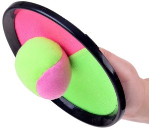 Gra paletki tarcze na rzepy CatchBall 2 x piłka SP0747 EDUKAMP 7