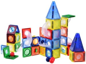 Jokomisiada Klocki magnetyczne 123-elementy kulodrom tor kulki ZA4719 2