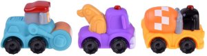 Zestaw miękkie autka budowlane 3szt 18M+ ZA4737A EDUKAMP 8