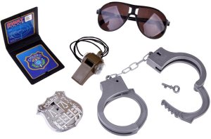 Zestaw dla Policji zabawa w Policjanta pistolet kajdanki ZA4826 EDUKAMP 3